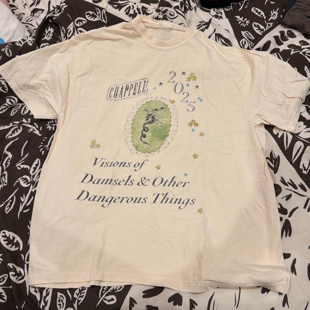 chappell roan damsels and other dangerous things tour shirt
